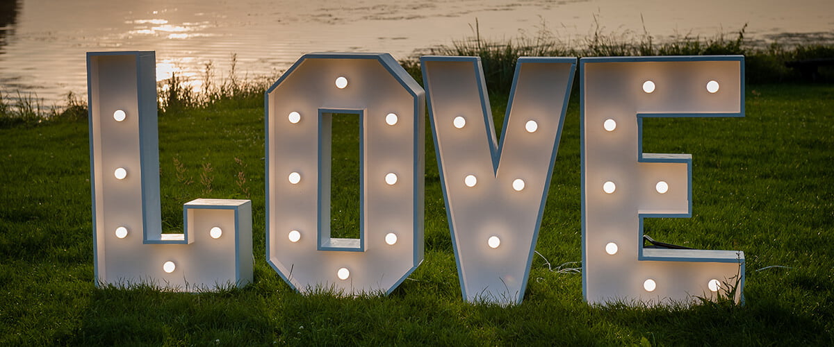 LED Light Up Letters