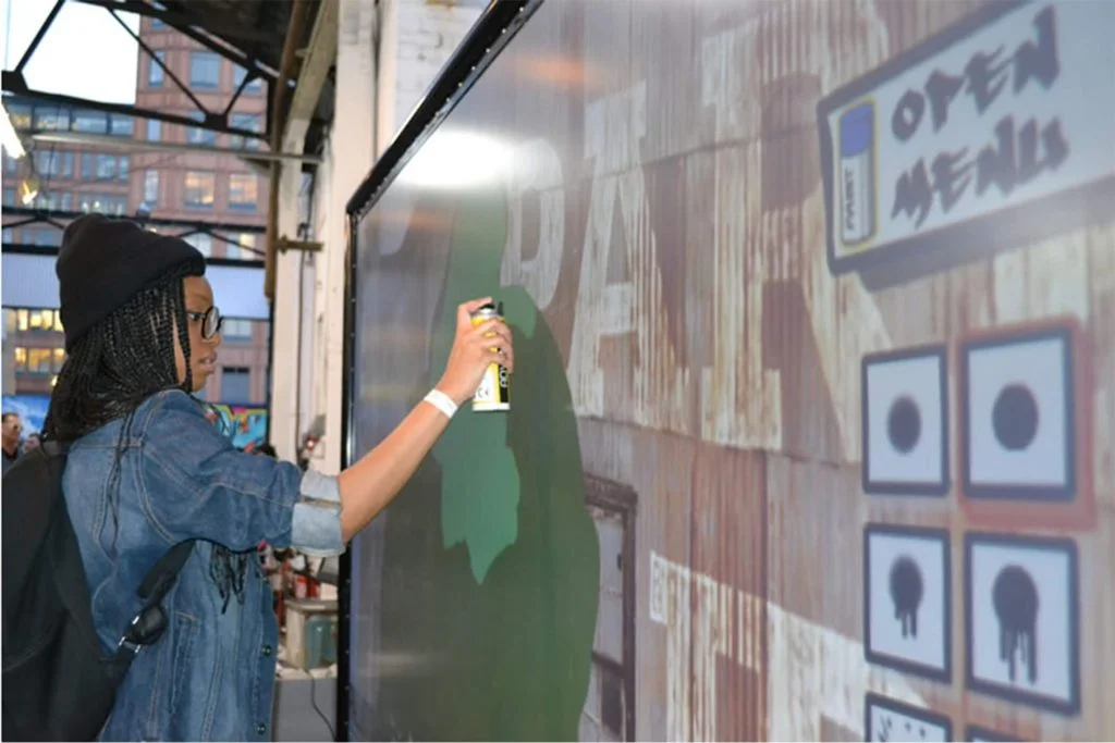 Art Exhibition Graffiti Wall