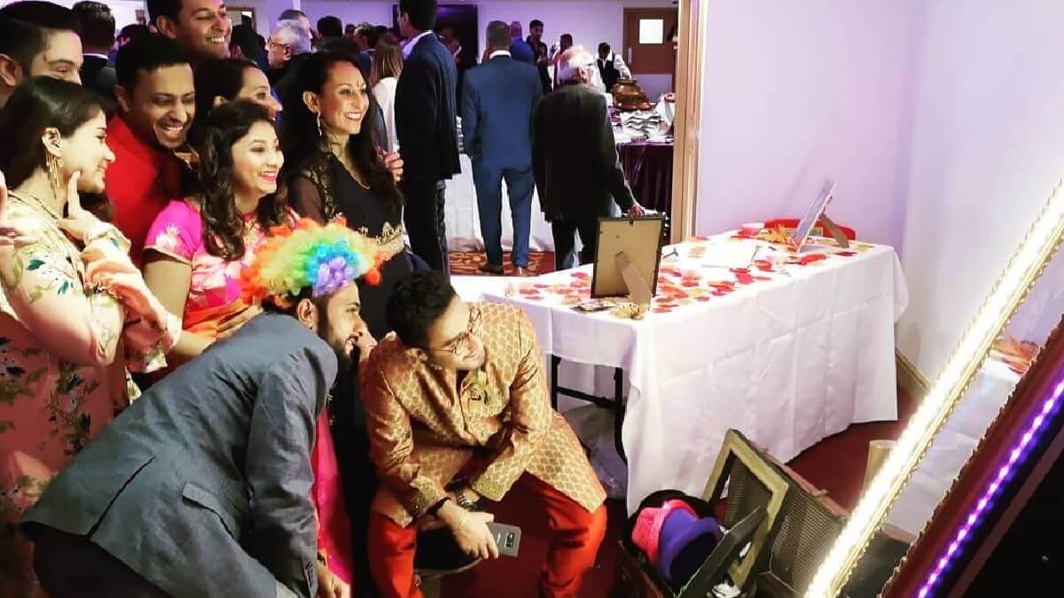 event entertainment with our booth